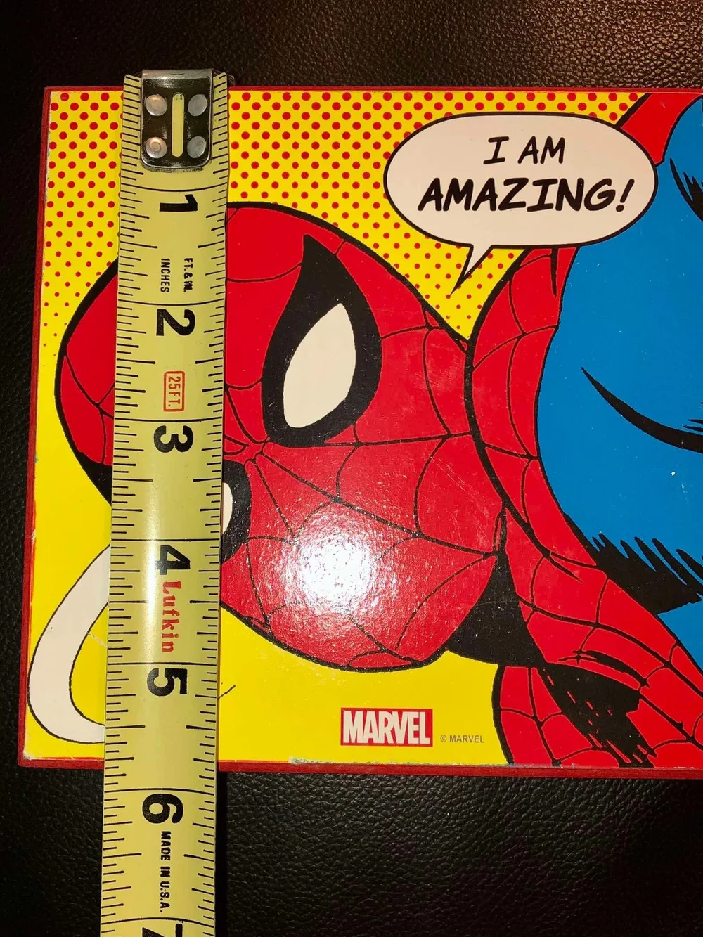 Marvel Spider-Man wooden wall art